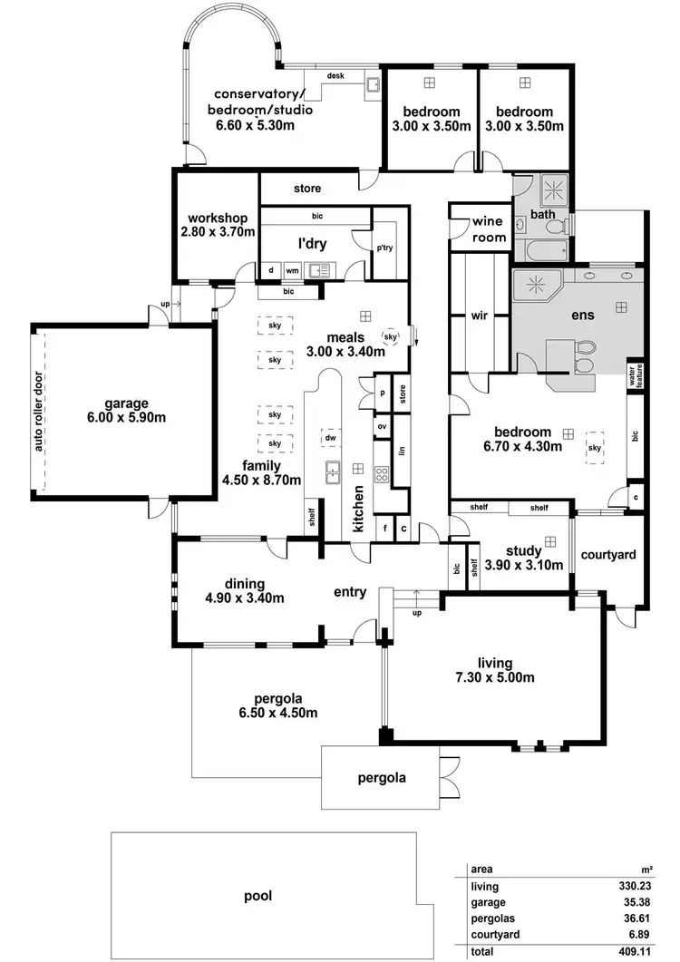Floorplan of Homely house listing, 12 Moorcroft Court, Burnside SA 5066