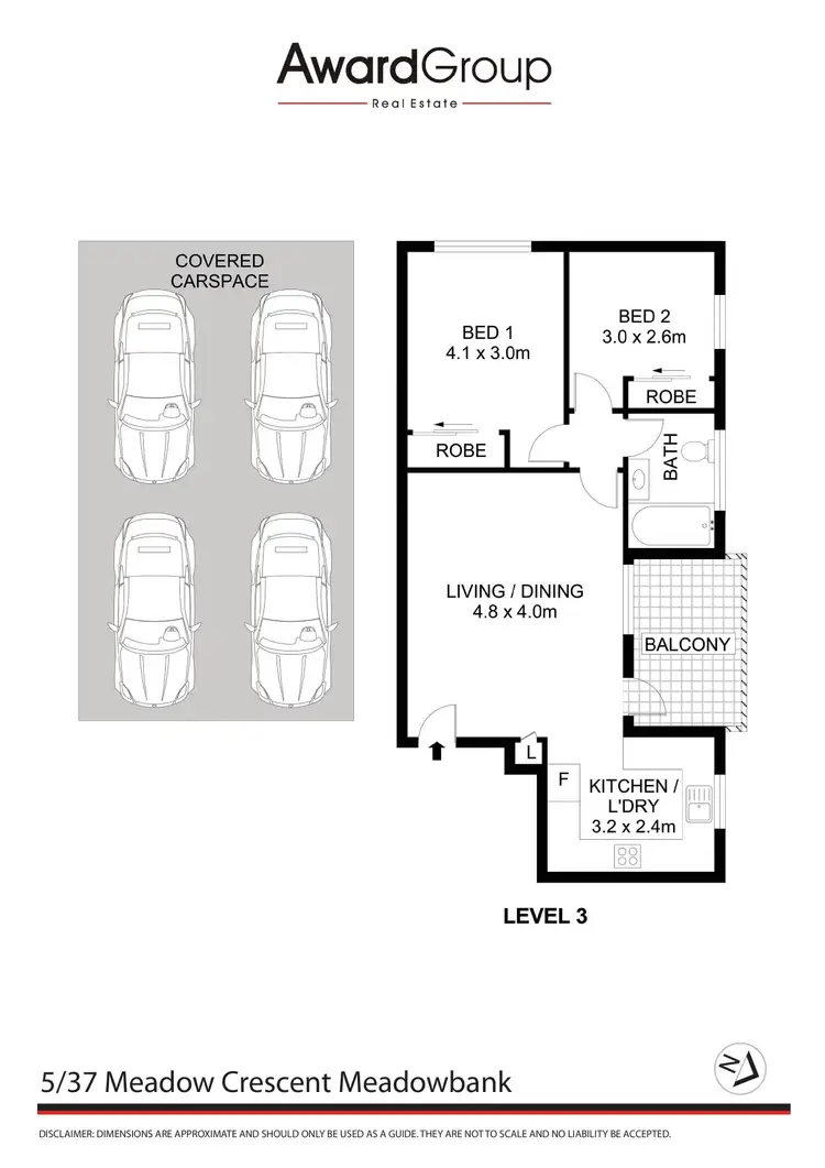 Floorplan of Homely unit listing, 5/37 Meadow Crescent, Meadowbank NSW 2114