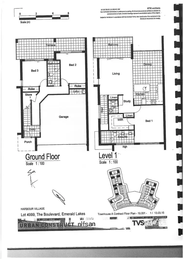 Floorplan of Homely townhouse listing, 71/3028 The Boulevard, Carrara QLD 4211