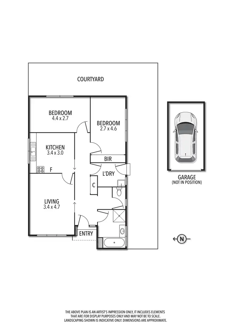 Floorplan of Homely unit listing, 4/10 Christmas Street, Northcote VIC 3070