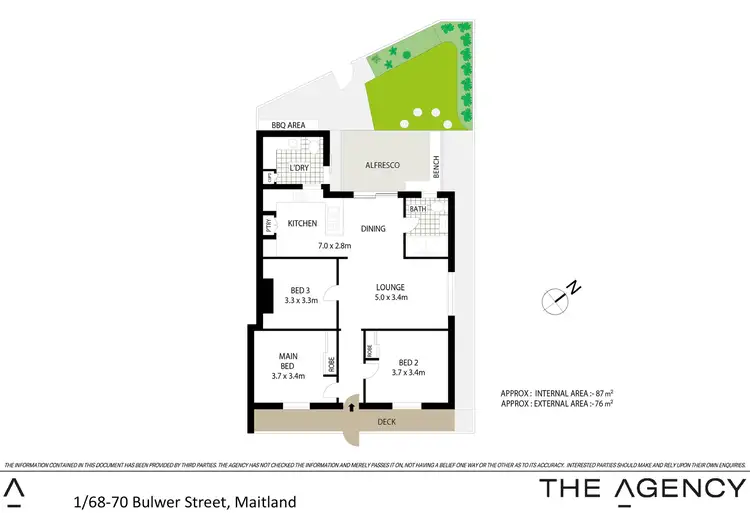 Floorplan of Homely house listing, 1/68 Bulwer Street, Maitland NSW 2320
