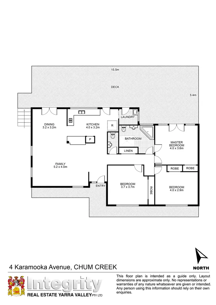 Floorplan of Homely house listing, 4 Karamooka Avenue, Chum Creek VIC 3777