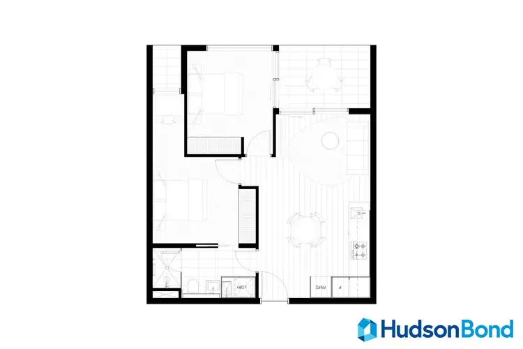 Floorplan of Homely apartment listing, 324/17 Lynch Street, Hawthorn VIC 3122