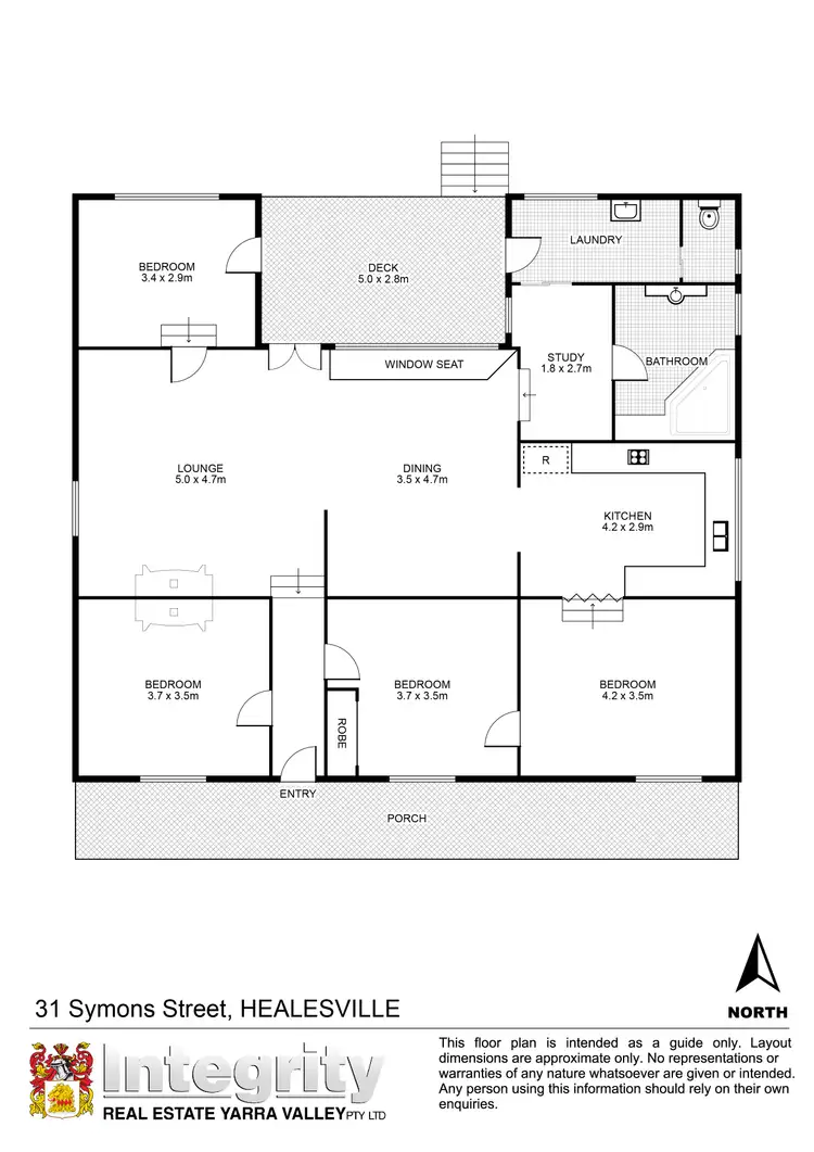 Floorplan of Homely house listing, 31 Symons Street, Healesville VIC 3777