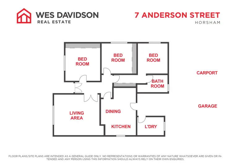 Floorplan of Homely house listing, 7 Anderson Street, Horsham VIC 3400