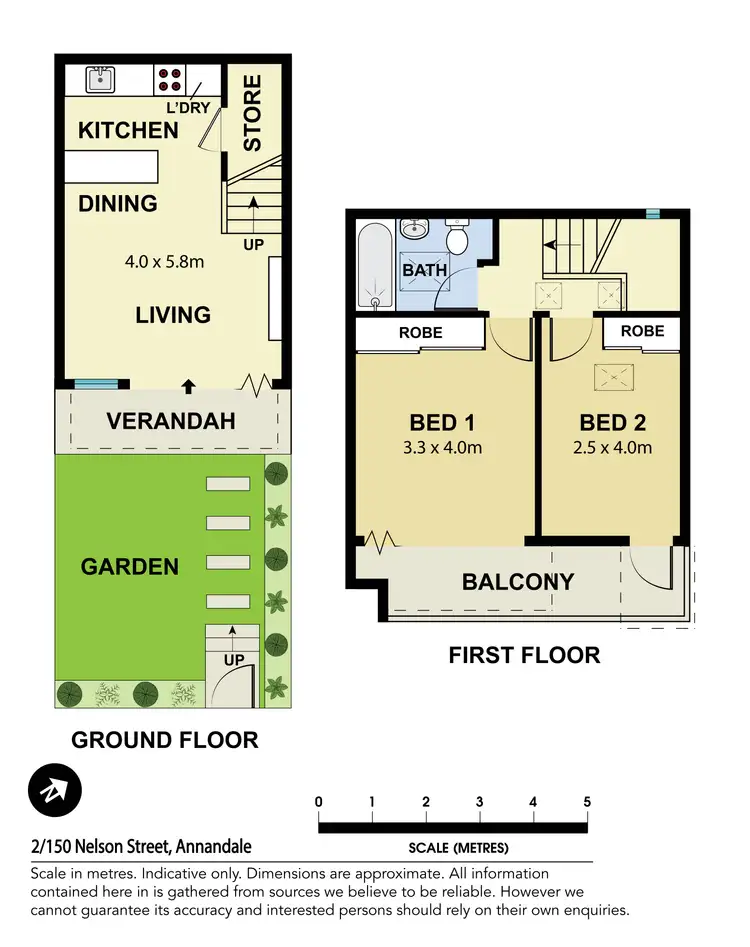 Floorplan of Homely apartment listing, 2/150 Nelson Street, Annandale NSW 2038