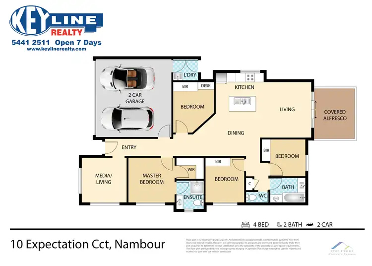 Floorplan of Homely house listing, 10 Expectation Circuit, Nambour QLD 4560