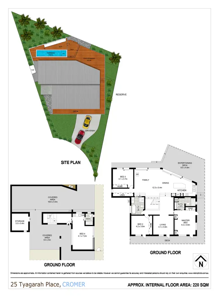 Floorplan of Homely house listing, 25 Tyagarah Place, Cromer NSW 2099