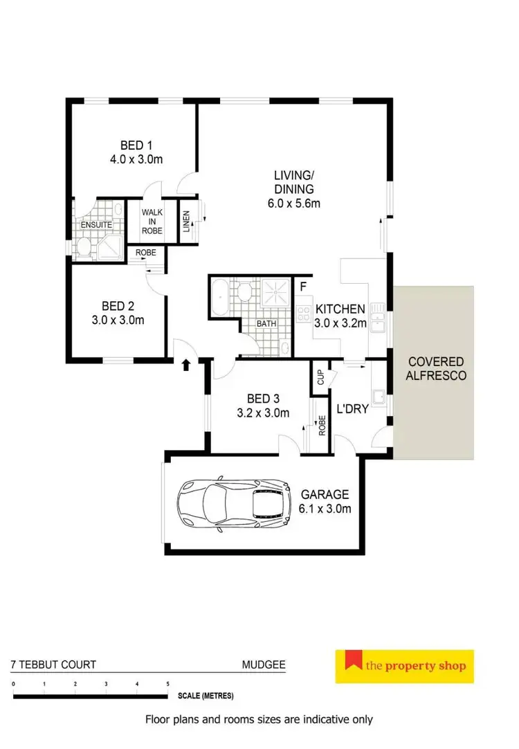 Floorplan of Homely house listing, 7 Tebbutt Court, Mudgee NSW 2850