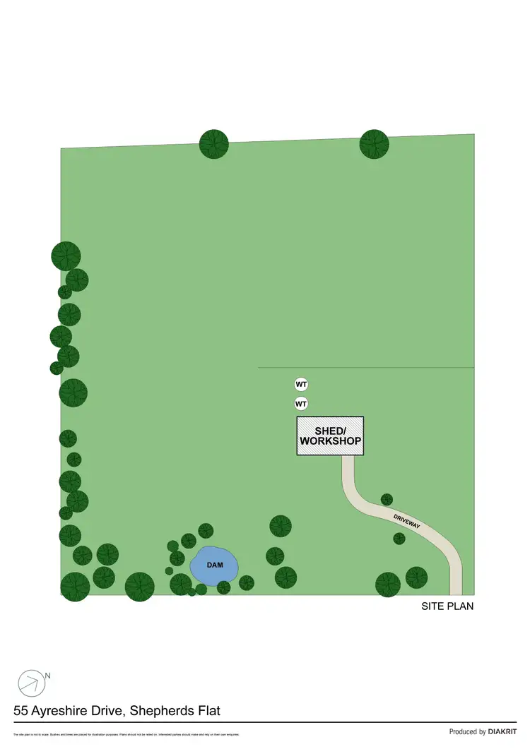 Floorplan of Homely land listing, 55 Ayreshire Drive, Shepherds Flat VIC 3461