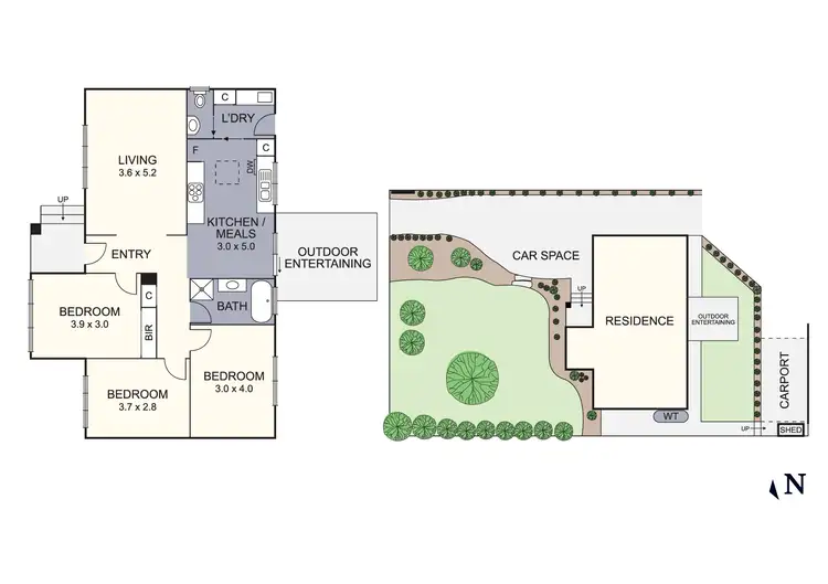 Floorplan of Homely house listing, 40 Sellick Drive, Croydon VIC 3136