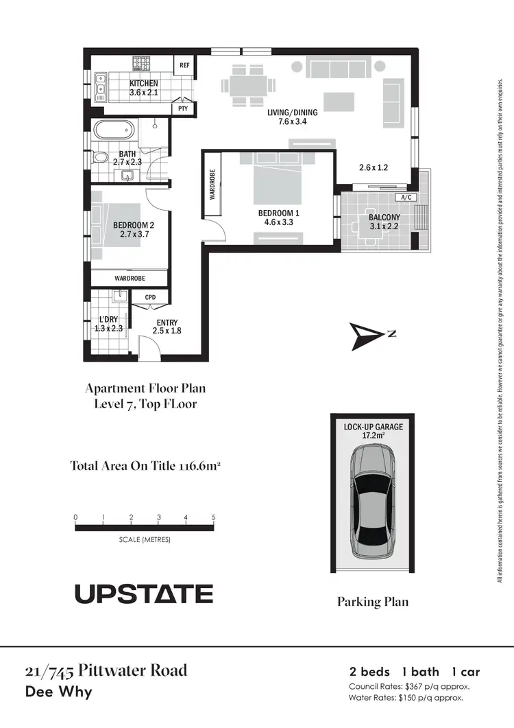 Floorplan of Homely apartment listing, 21/745 Pittwater Road, Dee Why NSW 2099