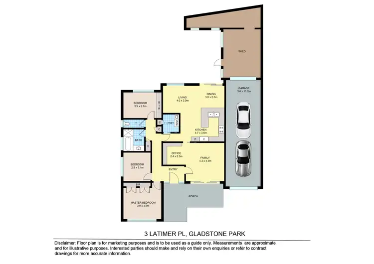 Floorplan of Homely house listing, 3 Latimer Place, Gladstone Park VIC 3043
