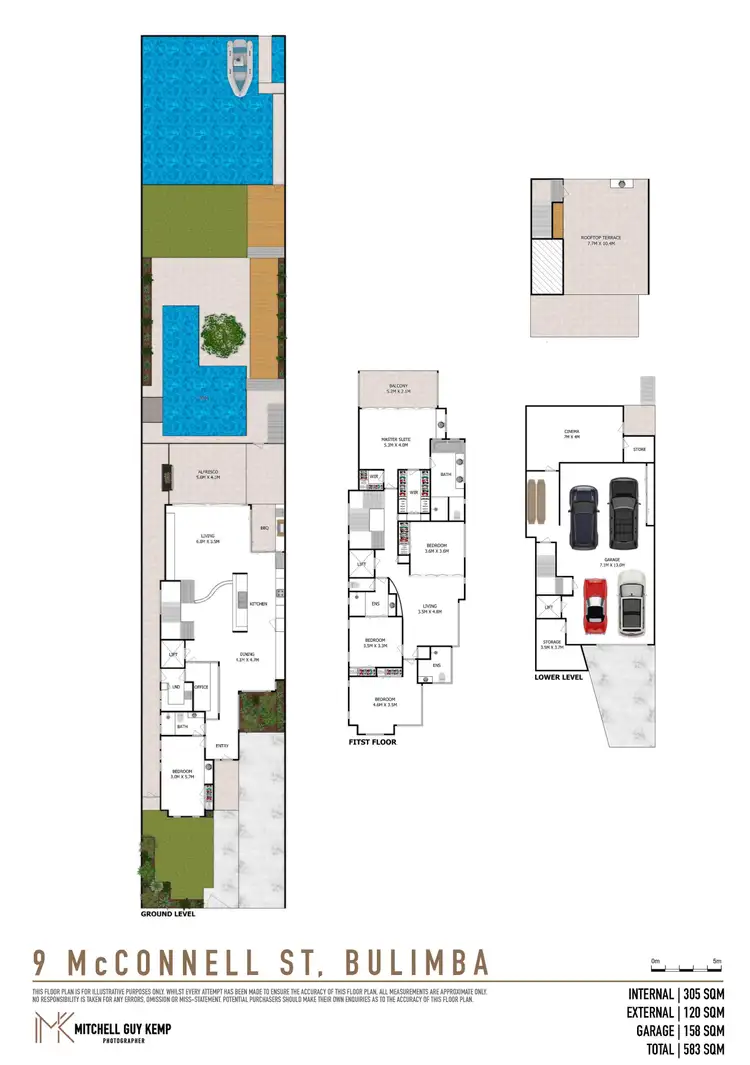 Floorplan of Homely house listing, 9 McConnell Street, Bulimba QLD 4171