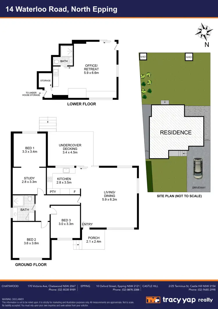 Floorplan of Homely house listing, 14 Waterloo Road, North Epping NSW 2121