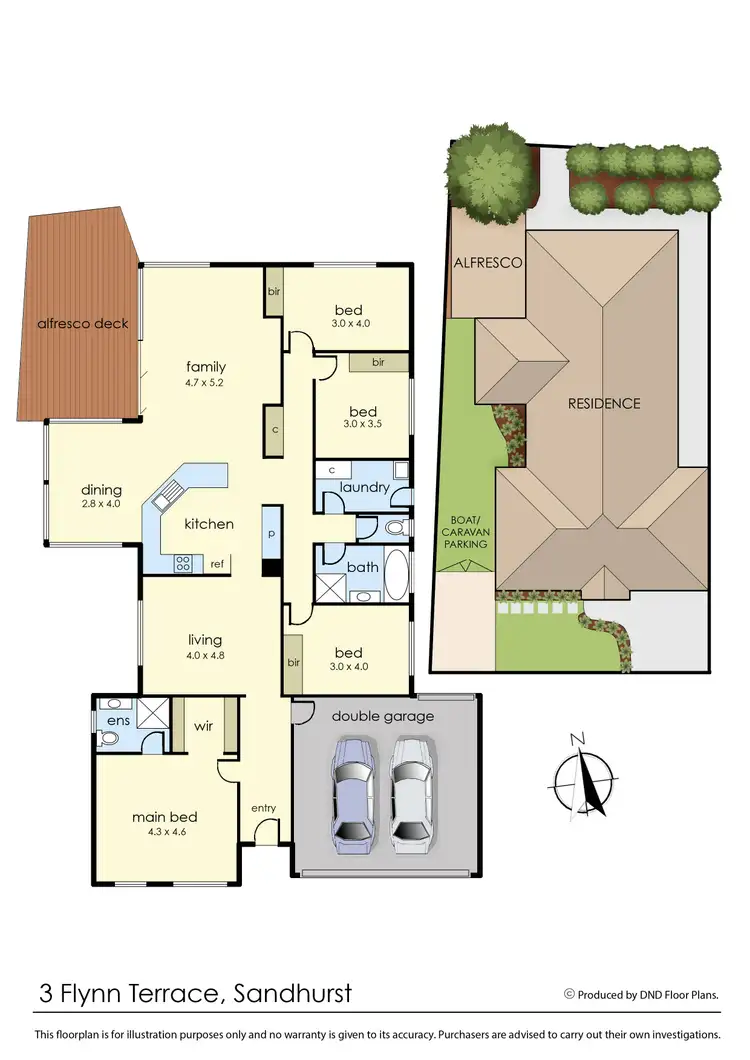 Floorplan of Homely house listing, 3 Flynn Terrace, Sandhurst VIC 3977
