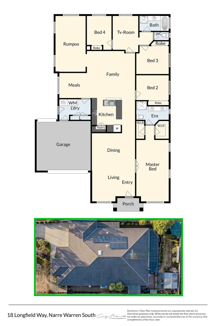 Floorplan of Homely house listing, 18 Longfield Way, Narre Warren South VIC 3805
