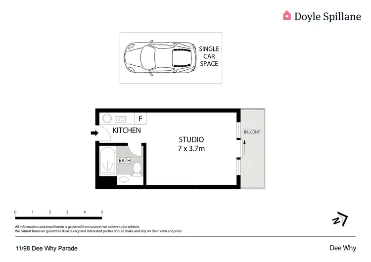 Floorplan of Homely apartment listing, 11/98 Dee Why Parade, Dee Why NSW 2099