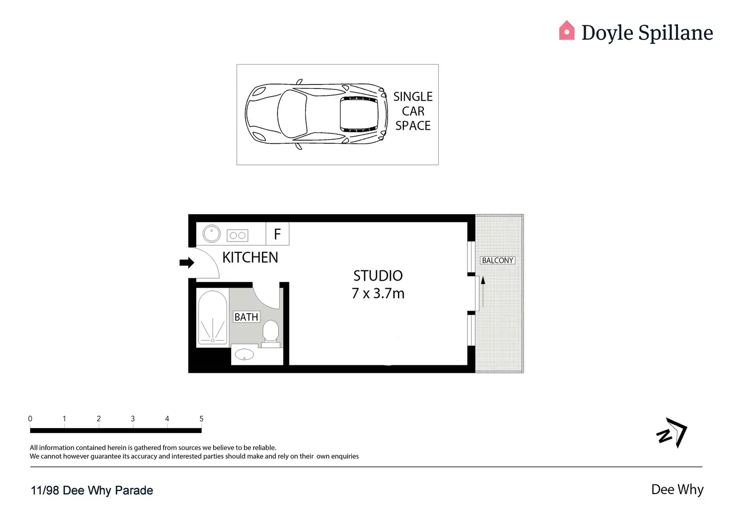 Floorplan of Homely apartment listing, 11/98 Dee Why Parade, Dee Why NSW 2099