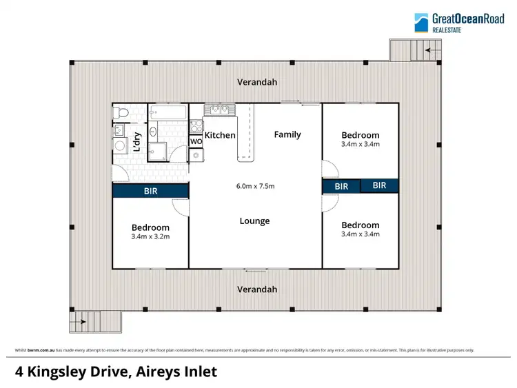 Floorplan of Homely house listing, 4 Kingsley Drive, Aireys Inlet VIC 3231