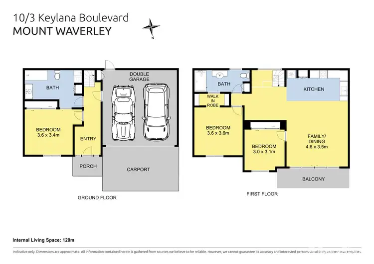 Floorplan of Homely townhouse listing, 10/3 Keylana Boulevard, Mount Waverley VIC 3149