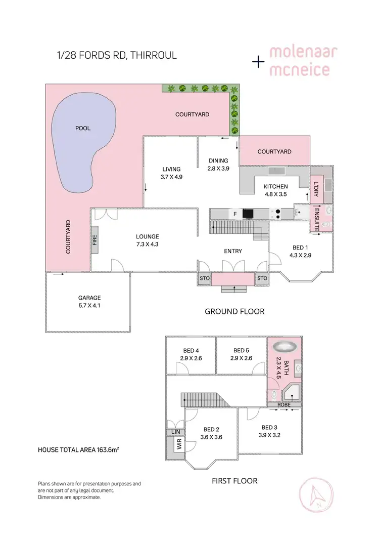 Floorplan of Homely house listing, 1/28 Fords Road, Thirroul NSW 2515