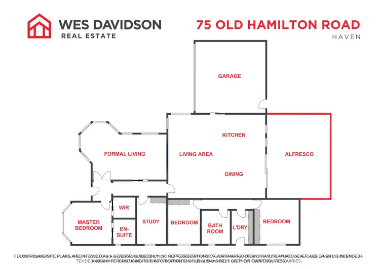 Floorplan of Homely house listing, 75 Old Hamilton Road, Haven VIC 3401