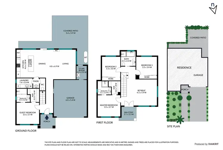 Floorplan of Homely townhouse listing, 1/53 Dickens Street, Lalor VIC 3075