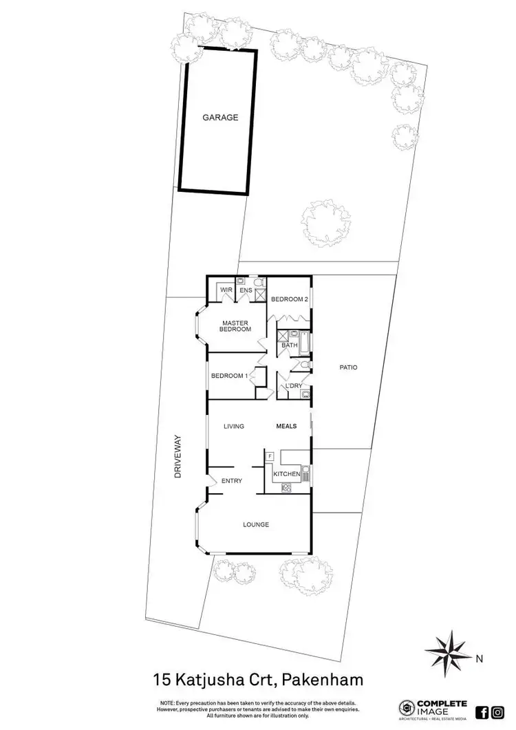 Floorplan of Homely house listing, 15 Katjusha Court, Pakenham VIC 3810