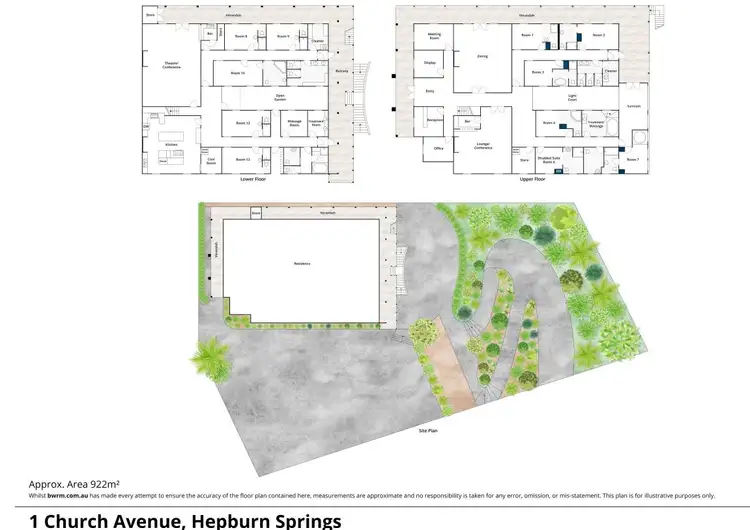 Floorplan of Homely house listing, 1 Church Avenue, Hepburn Springs VIC 3461