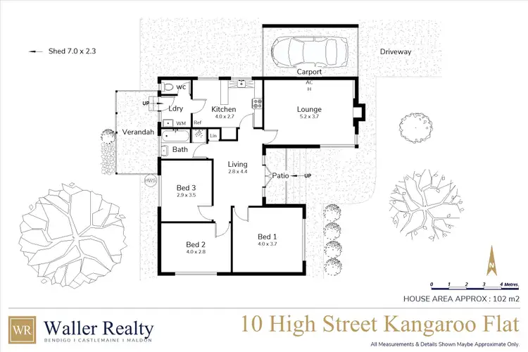 Floorplan of Homely house listing, 10 High Street, Kangaroo Flat VIC 3555