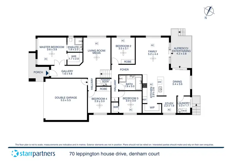 Floorplan of Homely house listing, 70 Leppington House Drive, Denham Court NSW 2565