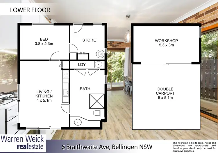 Floorplan of Homely house listing, 6 Braithwaite Avenue, Bellingen NSW 2454