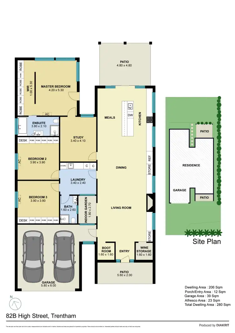 Floorplan of Homely house listing, 82B High Street, Trentham VIC 3458