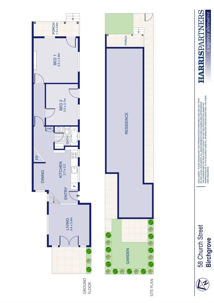 Floorplan of Homely house listing, 58 Church Street, Birchgrove NSW 2041