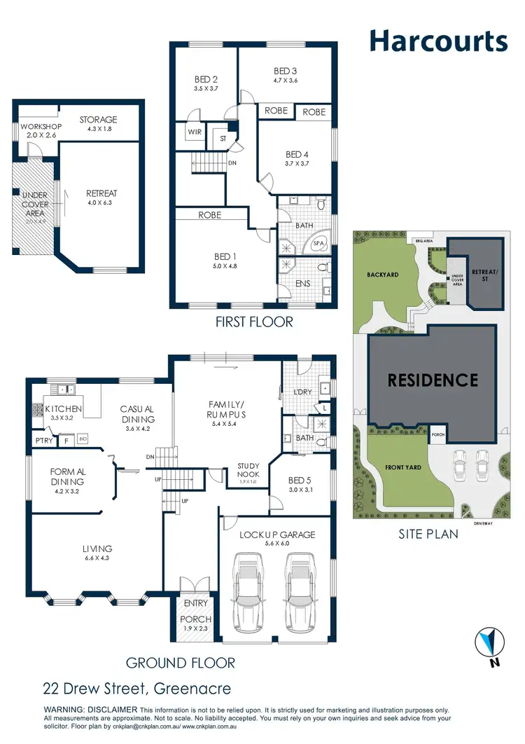Floorplan of Homely house listing, 22 Drew Street, Greenacre NSW 2190