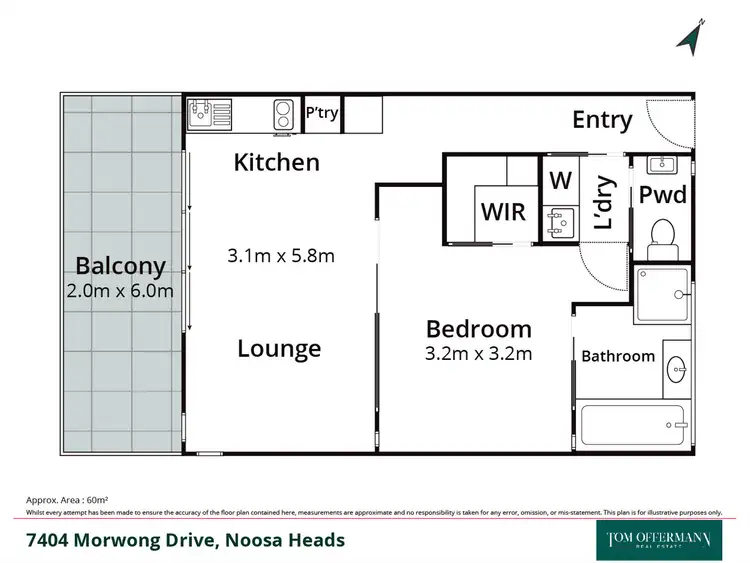 Floorplan of Homely unit listing, 7404/5 Morwong Drive, Noosa Heads QLD 4567