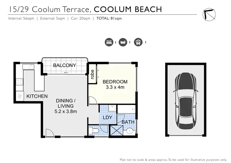 Floorplan of Homely unit listing, 15/29-33 Coolum Terrace, Coolum Beach QLD 4573