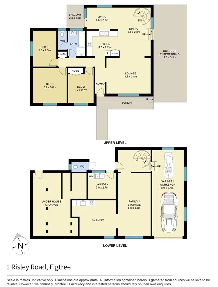 Floorplan of Homely house listing, 1 Risley Road, Figtree NSW 2525