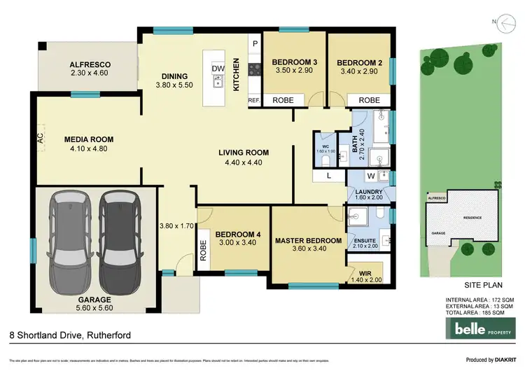 Floorplan of Homely house listing, 8 Shortland Drive, Rutherford NSW 2320
