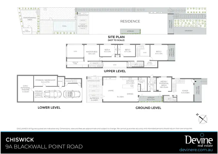 Floorplan of Homely house listing, 9a Blackwall Point Road, Chiswick NSW 2046