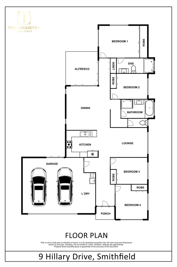 Floorplan of Homely house listing, 9 Hillary Drive, Smithfield QLD 4878