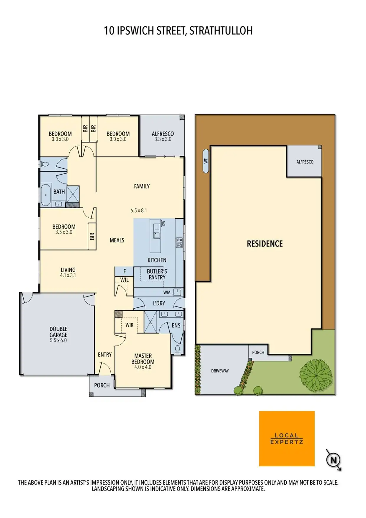 Floorplan of Homely house listing, 10 Ipswich Street, Strathtulloh VIC 3338