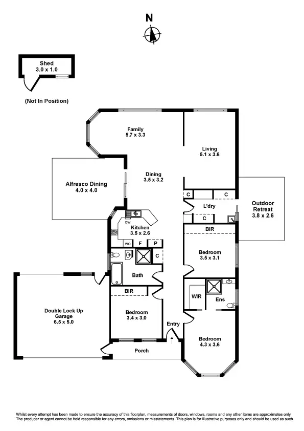 Floorplan of Homely house listing, 36 Walter Street, Williamstown North VIC 3016
