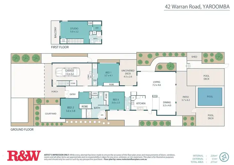 Floorplan of Homely house listing, 42 Warran Road, Yaroomba QLD 4573