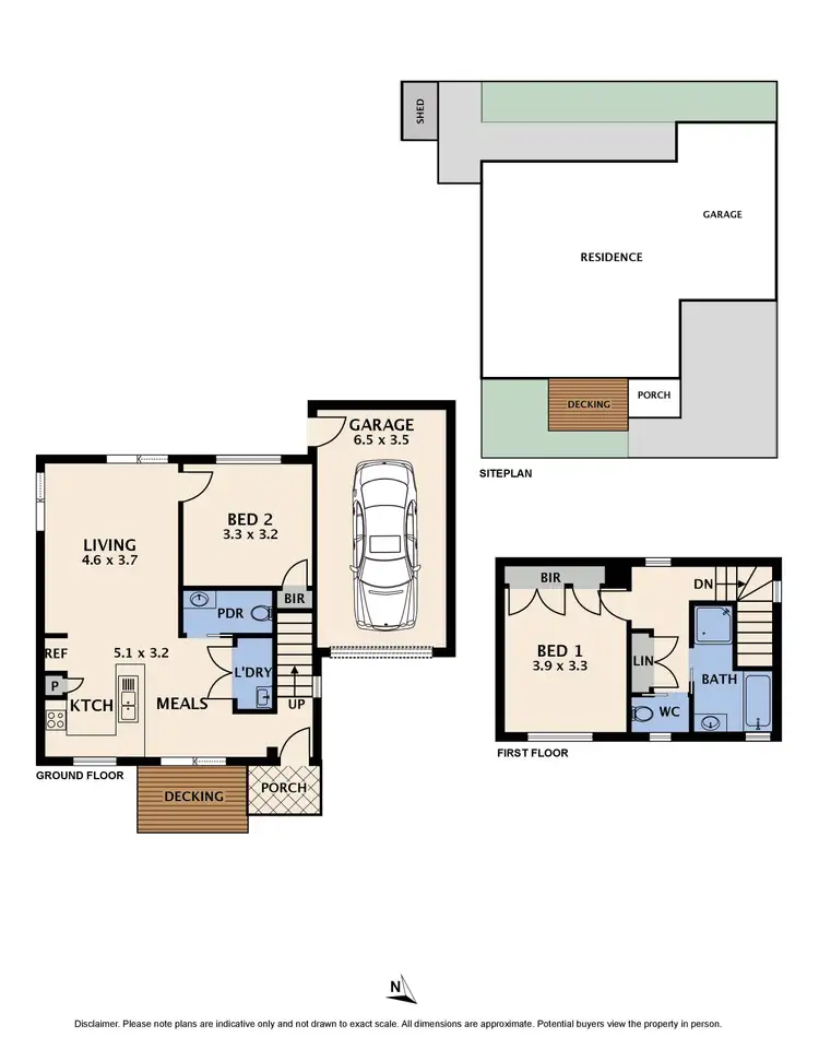 Floorplan of Homely townhouse listing, 4/64-66 Orrong Avenue, Reservoir VIC 3073