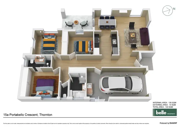 Floorplan of Homely house listing, 15a Portabello Crescent, Thornton NSW 2322
