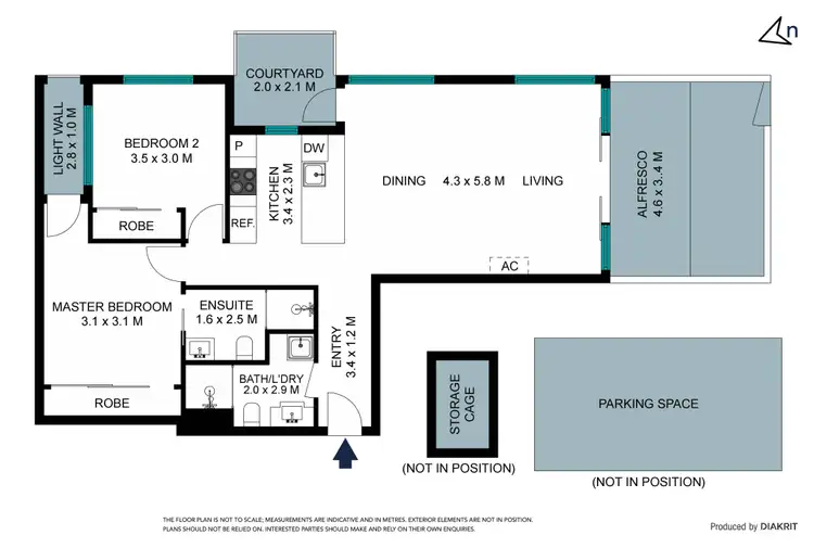 Floorplan of Homely apartment listing, G01A/23 Cumberland Road, Pascoe Vale South VIC 3044