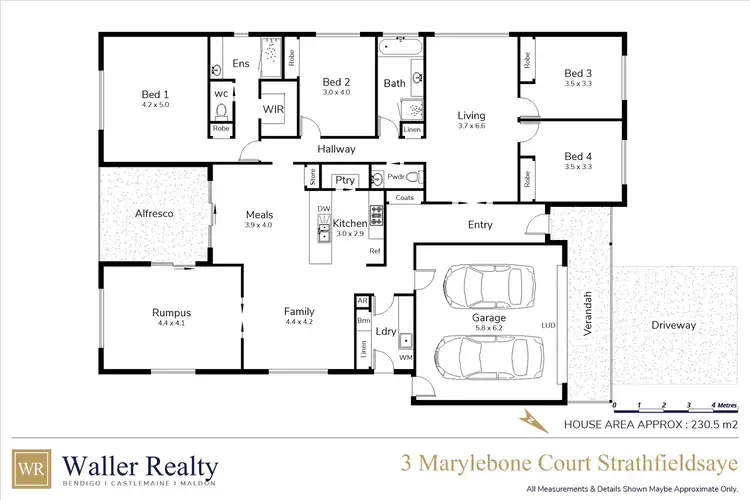 Floorplan of Homely house listing, 3 Marylebone Circuit, Strathfieldsaye VIC 3551