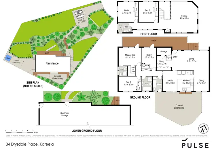 Floorplan of Homely house listing, 34 Drysdale Place, Kareela NSW 2232